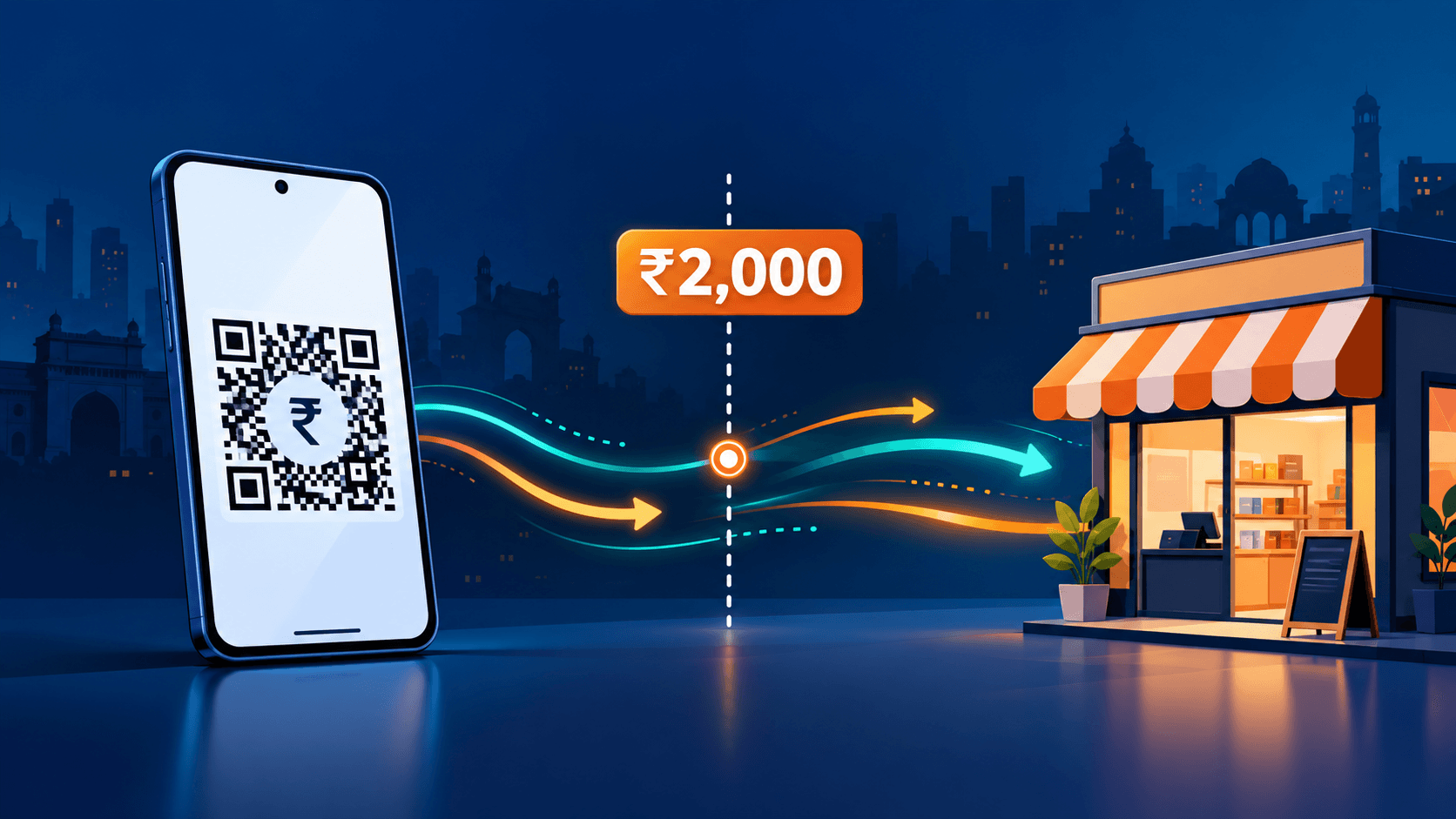 UPI fee change on large payments in India